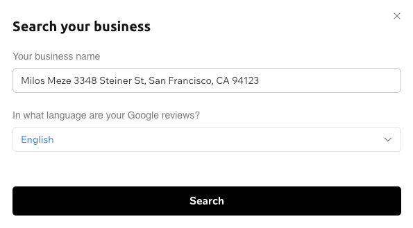 Import your Google reviews to your website using ReviewsJet